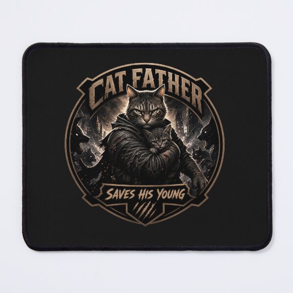 Item preview, panda/cat father designed and sold by @jon.