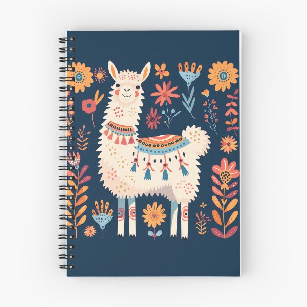 Item preview, Scandinavian Folk Art, Floral Alpaca designed and sold by xiao xuans.