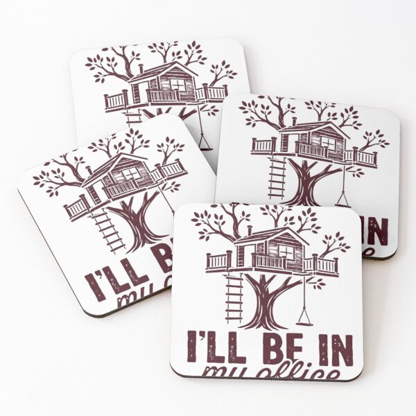 Item preview, Funny Treehouse Office I'll Be In My Office Retro Work Humor designed and sold by haitrieuic96.