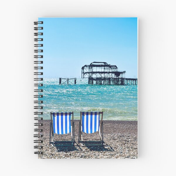 Item preview, Two Deck Chairs, Brighton designed and sold by NeverStopSeeing.