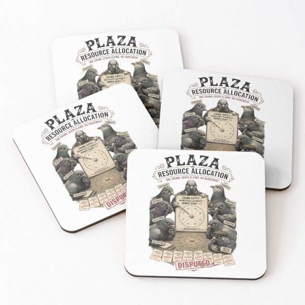 Item preview, Plaza Resource Allocation Funny Pigeon Bureaucracy designed and sold by Print Loft.