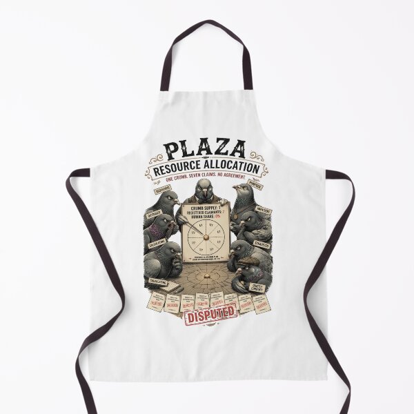Item preview, Plaza Resource Allocation Funny Pigeon Bureaucracy designed and sold by Print Loft.