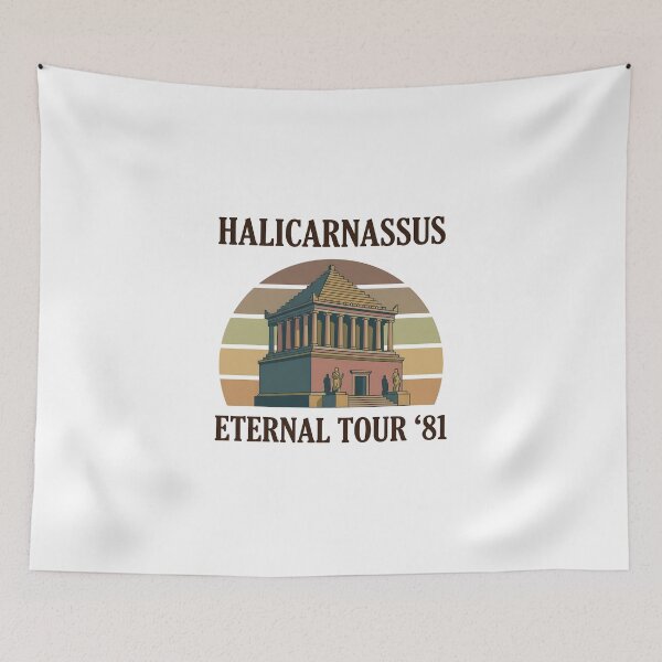 Item preview, Mausoleum At Halicarnassus Eternal Tour Vintage Retro T-Shirt Graphic designed and sold by EKHOAISTORE.