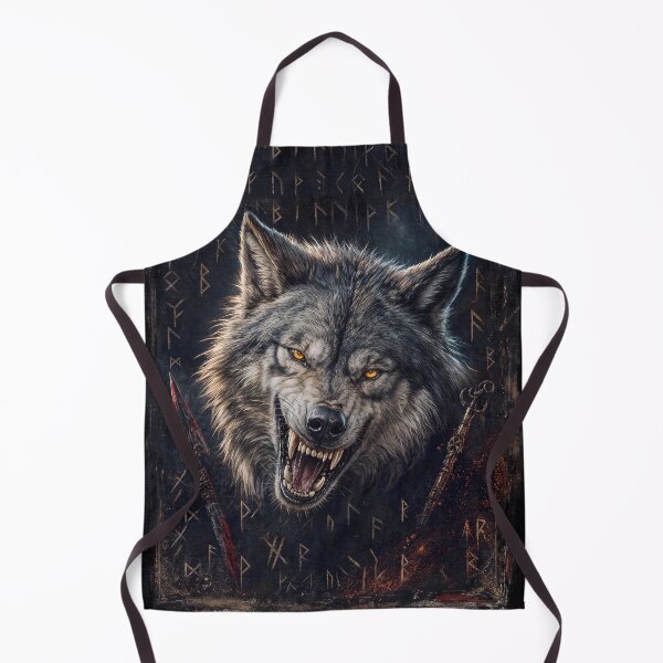 Item preview, Stormborn Rune‑Wolf designed and sold by JacquiTaylorArt.