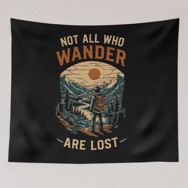 Item preview, Not All Who Wander Are Lost T-Shirt | designed and sold by phsycartwork.