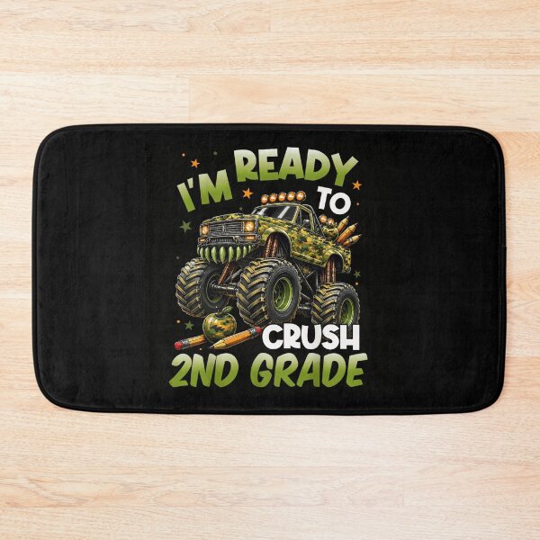 Item preview, Back To School Monster Truck Ready To Crush Second Grade Boys Camo Graphic designed and sold by LakenDraphil.