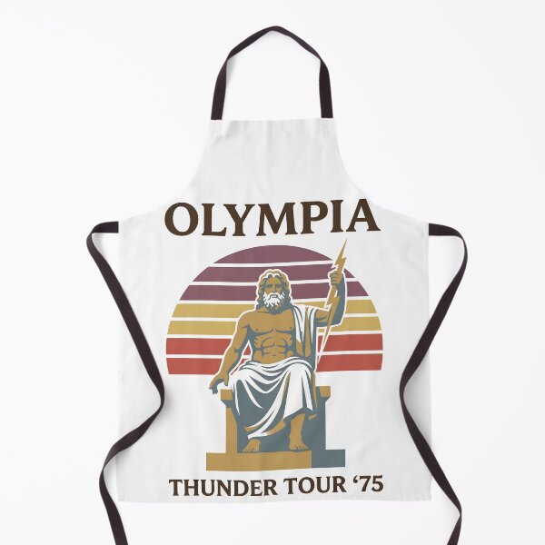 Item preview, Statue Of Zeus Olympia Thunder Tour Vintage Retro T-Shirt Graphic designed and sold by EKHOAISTORE.