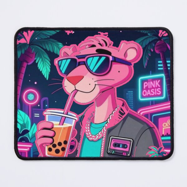 Item preview, Cool Pink Panther Neon Oasis City designed and sold by BLUESKY11a.