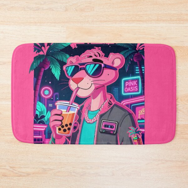 Item preview, Cool Pink Panther Neon Oasis City designed and sold by BLUESKY11a.