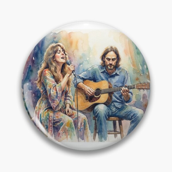 Item preview, Carly Simon and James Taylor designed and sold by Halifaxartguy.