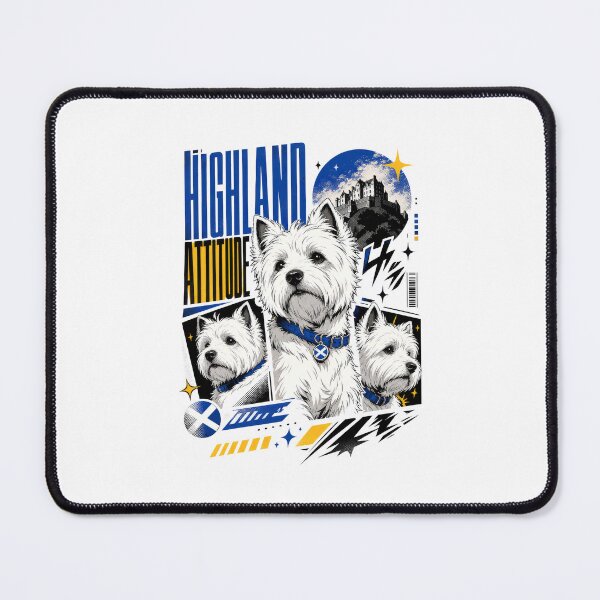 Item preview, Highland Attitude Westie Scotland Dog designed and sold by AntiqueImages.