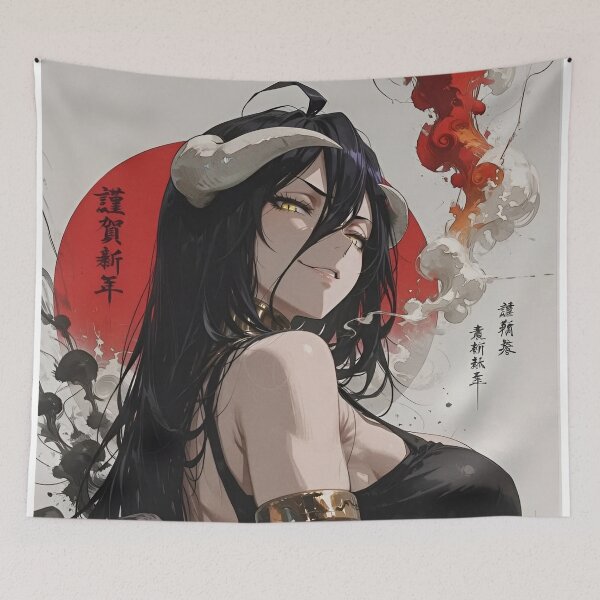 Item preview, Albedo – Elegant Demon Overseer | Overlord Anime Fan Art designed and sold by Dyan4.