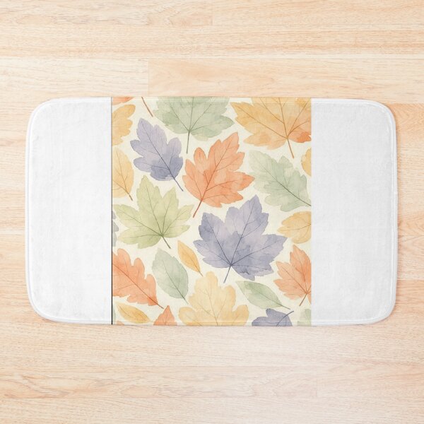 Item preview, Watercolor Autumn Maple Leaves Pattern designed and sold by NNCollection.