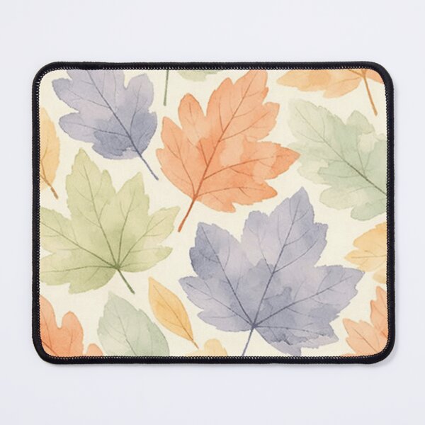 Item preview, Watercolor Autumn Maple Leaves Pattern designed and sold by NNCollection.