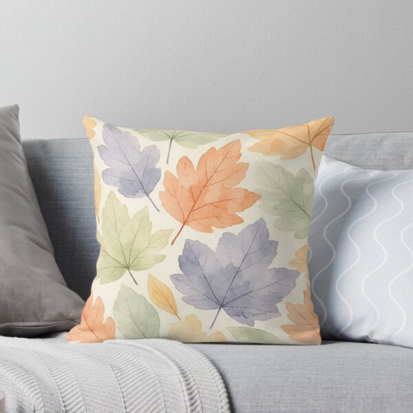 Item preview, Watercolor Autumn Maple Leaves Pattern designed and sold by NNCollection.