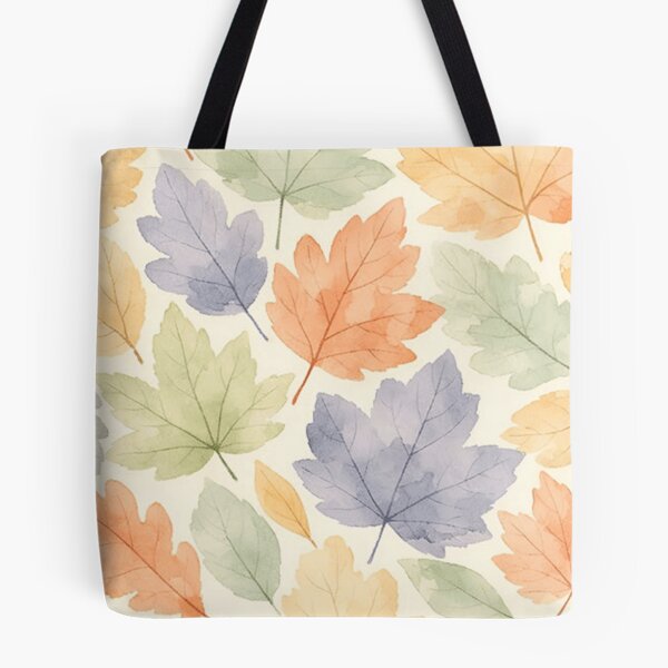 Item preview, Watercolor Autumn Maple Leaves Pattern designed and sold by NNCollection.