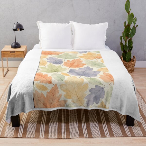 Item preview, Watercolor Autumn Maple Leaves Pattern designed and sold by NNCollection.
