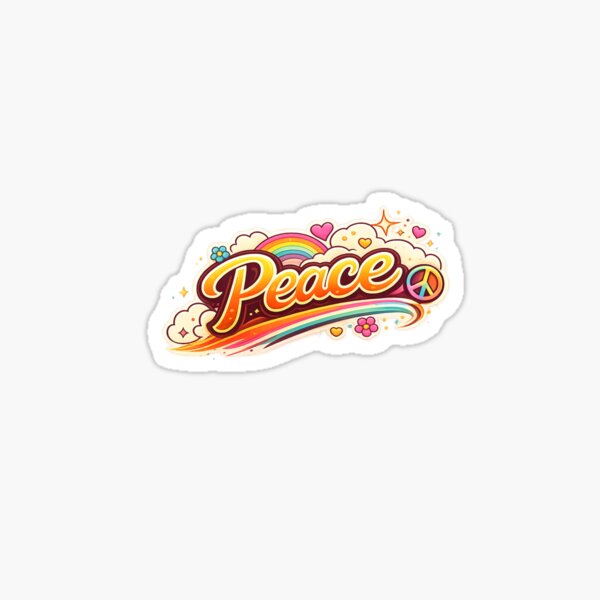 Item preview, Peace | Minimalist Typography Positive Vibes Design designed and sold by VasiArtLab.