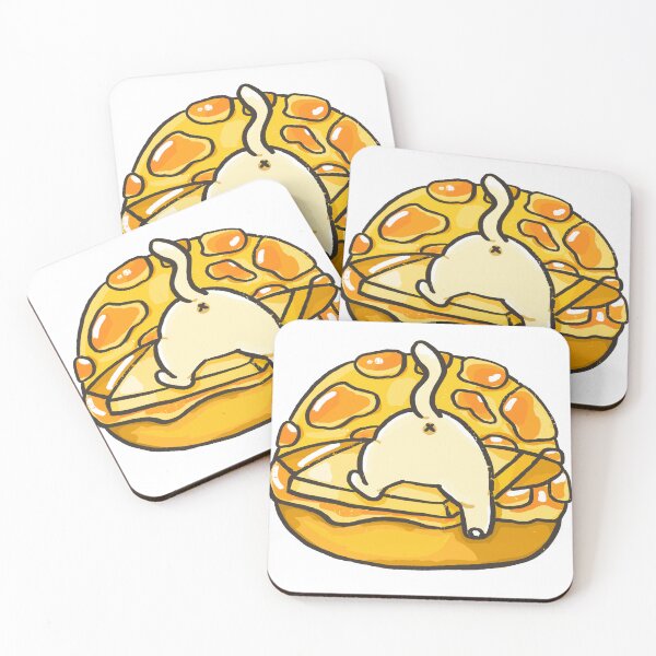 Item preview, Cute Kawaii Pineapple Bun Cat Butt designed and sold by Sleepy-Town.