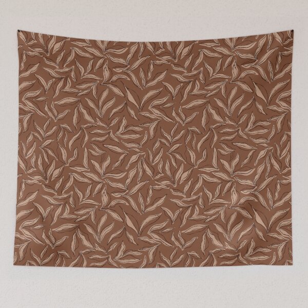 Item preview, Wild bedding - brownish terracotta designed and sold by Fabricatemyart.