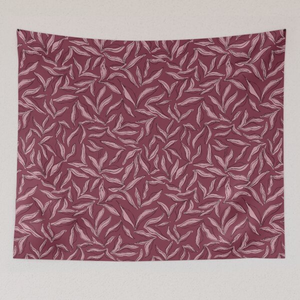 Item preview, Wild bedding - burgundy brown designed and sold by Fabricatemyart.