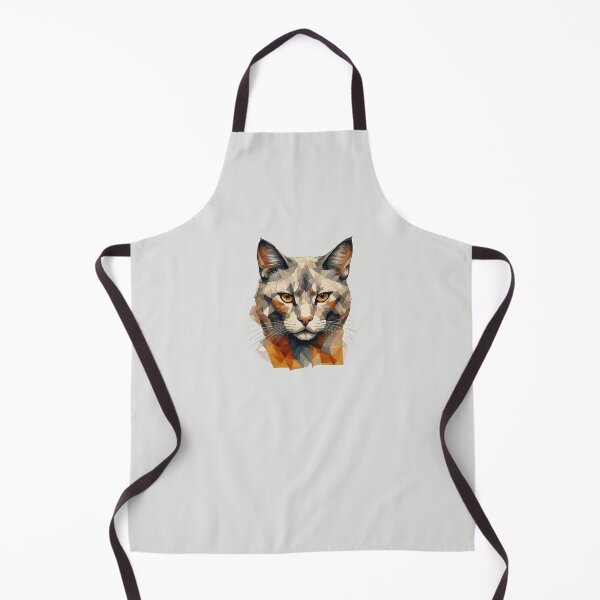 Item preview, Geometric Maine Coon - Modern Pet Art designed and sold by Tklezardesigns.