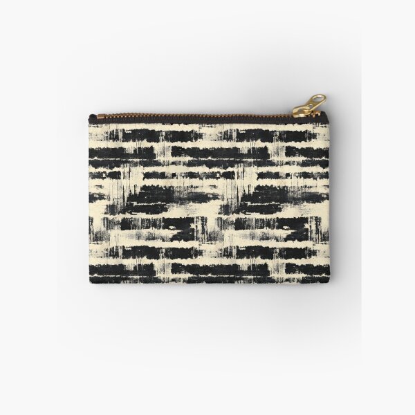 Item preview, Horizontal Black Brushstroke Seamless Abstract Pattern designed and sold by igraphixart.