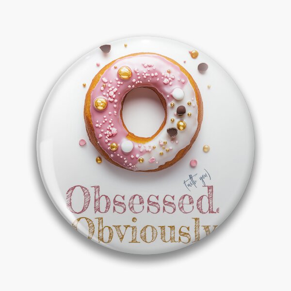 Item preview, Donut Alphabet Letter O - Obsessed Obviously - Funny Food Typography designed and sold by sabantha.