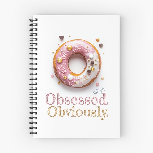 Item preview, Donut Alphabet Letter O - Obsessed Obviously - Funny Food Typography designed and sold by sabantha.