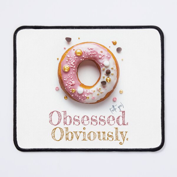 Item preview, Donut Alphabet Letter O - Obsessed Obviously - Funny Food Typography designed and sold by sabantha.