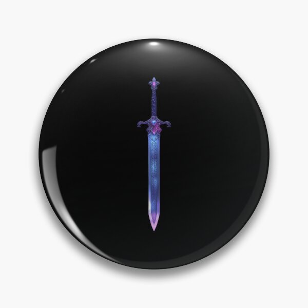 Item preview, Glowing Mystic Rune Sword Dark Fantasy Aesthetic Art designed and sold by Lunarisdesing.
