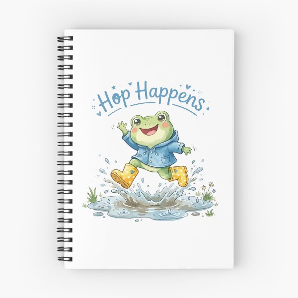 Item preview, Hop Happens Funny Frog Cartoon Rain Boots designed and sold by stylishdzign.