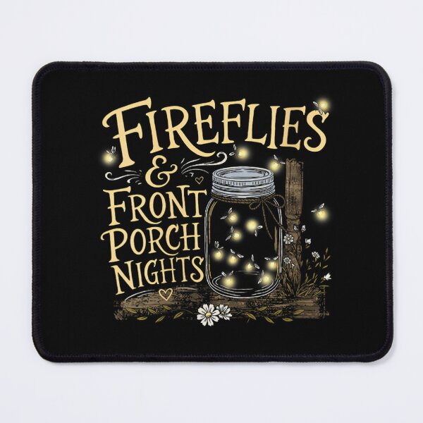 Item preview, Vintage Country Fireflies And Front Porch Nights Cottagecore Summer Jar Graphic designed and sold by LakenDraphil.