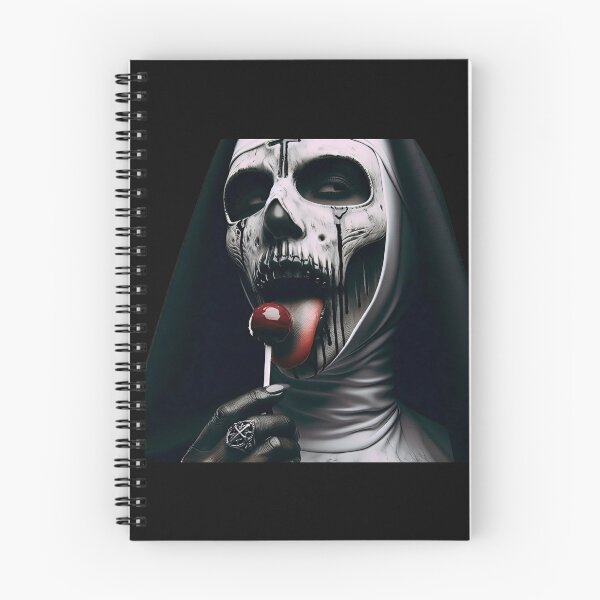 Item preview, Dark Nun Licking Skull Pop designed and sold by Voodoo Store Paranormal Collections.