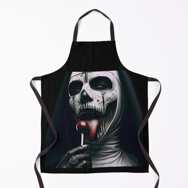 Item preview, Dark Nun Licking Skull Pop designed and sold by Voodoo Store Paranormal Collections.