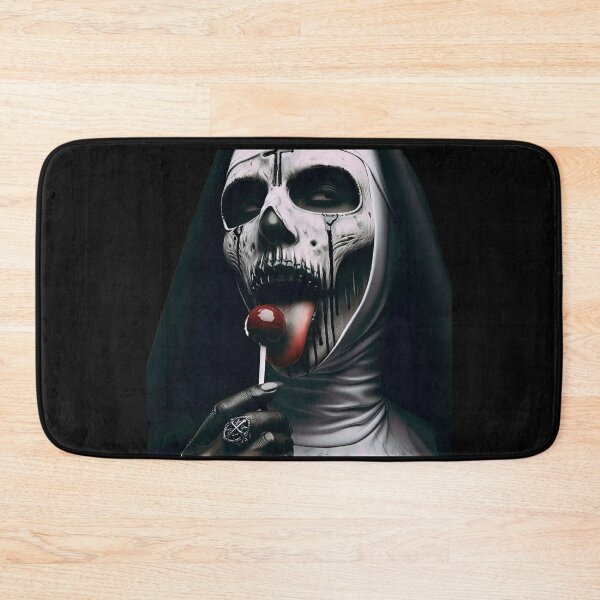 Item preview, Dark Nun Licking Skull Pop designed and sold by Voodoo Store Paranormal Collections.