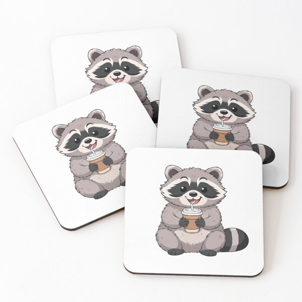 Item preview, Living My Best Garbage Life Funny Raccoon Coffee Vintage T-Shirt Design designed and sold by Evv_u.