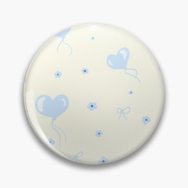 Item preview, Cute Pastel Blue Heart Balloons and Bows Seamless Pattern designed and sold by DreamerX.