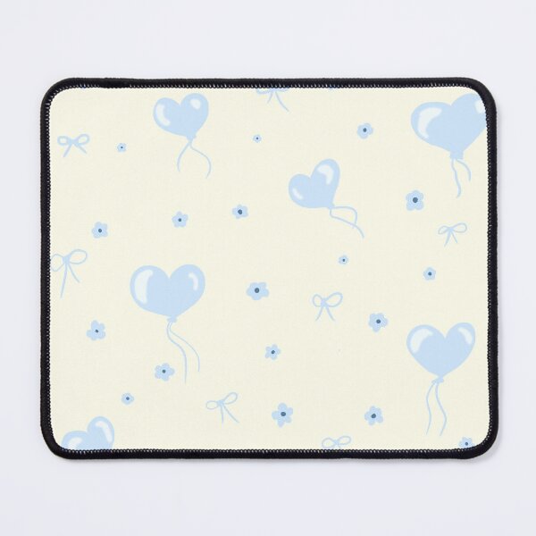 Item preview, Cute Pastel Blue Heart Balloons and Bows Seamless Pattern designed and sold by DreamerX.