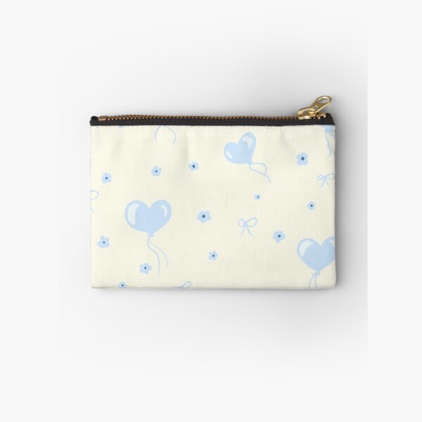 Item preview, Cute Pastel Blue Heart Balloons and Bows Seamless Pattern designed and sold by DreamerX.