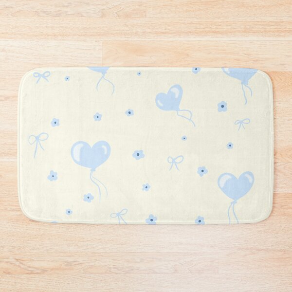 Item preview, Cute Pastel Blue Heart Balloons and Bows Seamless Pattern designed and sold by blue witch art.