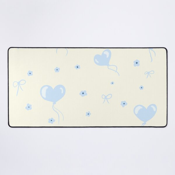 Item preview, Cute Pastel Blue Heart Balloons and Bows Seamless Pattern designed and sold by DreamerX.