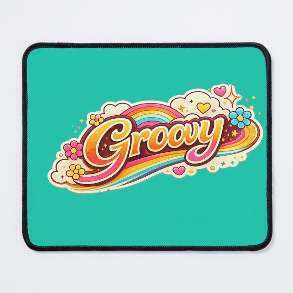 Item preview, Groovy | Retro 70s Typography Aesthetic Design designed and sold by VasiArtLab.