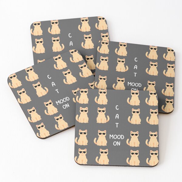 Item preview, Cool cat sticker sheet cute cat wearing sunglasses pattern  designed and sold by Krishnacre8.