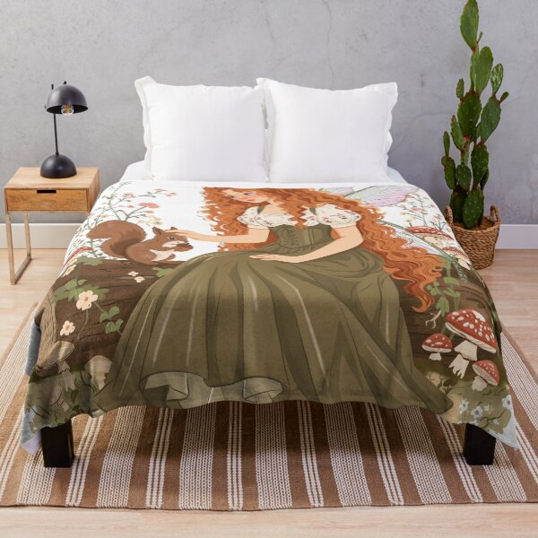 Item preview, Whimsical Forest Fairy with Squirrel designed and sold by Iqrapixels.