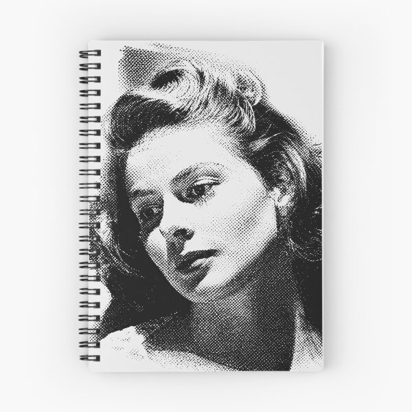 Item preview, Ingrid Bergman Classic Hollywood Vintage White Halftone Portrait designed and sold by EdGraphy.