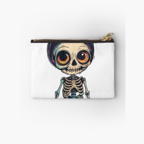 Item preview, Kawaii Vintage Skeleton Goth in Whimsical Cartoon Style designed and sold by Shadow-Stone.