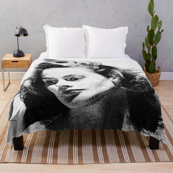 Item preview, Ingrid Bergman Classic Hollywood Vintage White Halftone Portrait designed and sold by EdGraphy.