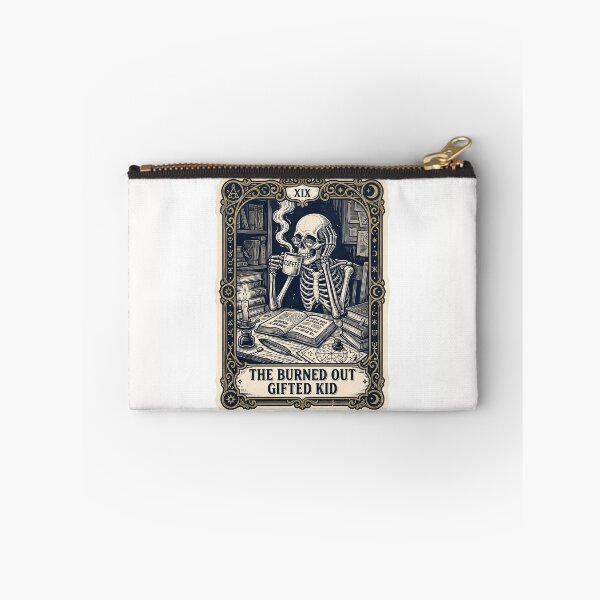 Item preview, The Burned Out Gifted Kid Tarot Card Sticker designed and sold by yanejoy.