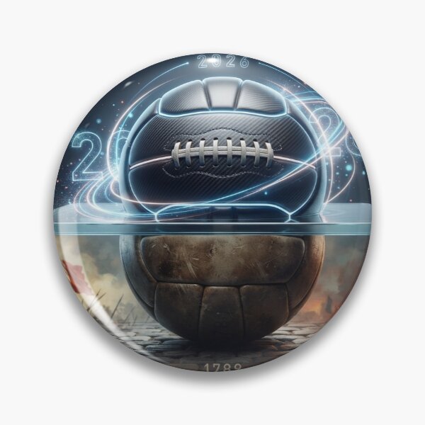 Item preview, "1789 to 2026 — Bastille Day France Football Legacy Sticker" designed and sold by VikrantCreative.